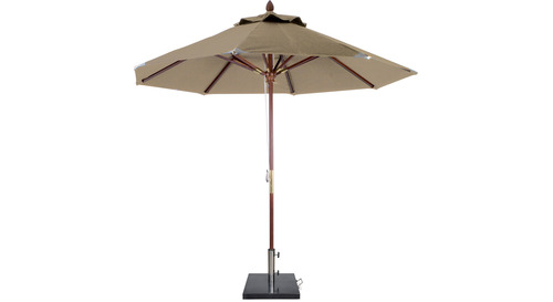 Eden Pro 2.7m Outdoor Sun Umbrella  - Latte